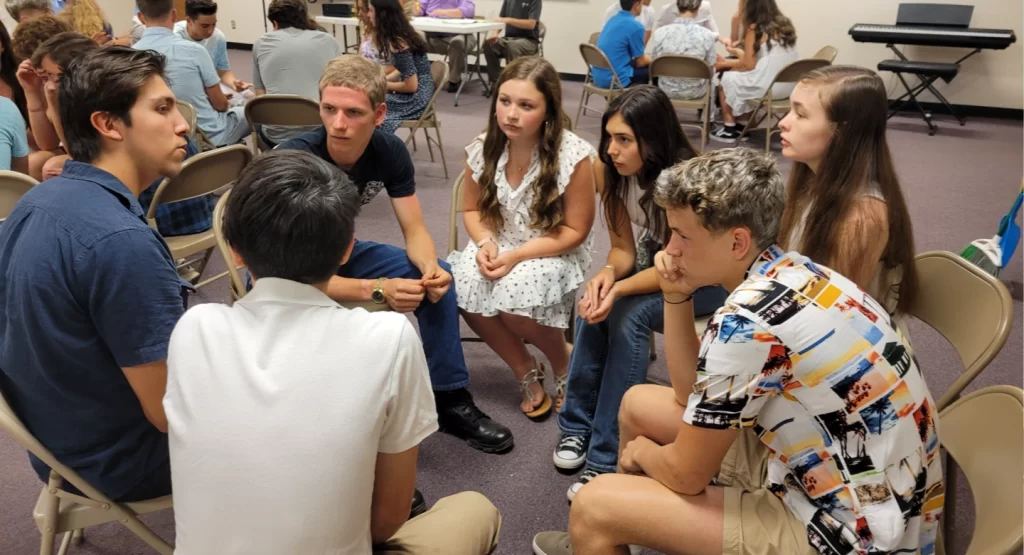 group-chat-at-camp group chat at camp