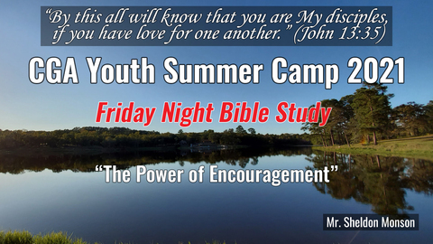 Bible Study The Power of Encouragement